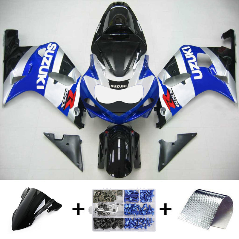 SUZUKI GSXR750 2001-2003 KIT CARENAGEM CORPO PLÁSTICO ABS