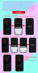 Upgrade karty RSIM 17 Nano Unlock pro iPhone 13 Pro 12 Pro Max X XS Max 8 iOS 15