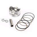 Juego de pistones y anillos STD +1,00 Adecuado para Yamaha YZF-R15 FZ 150 155cc 11-18 STD (57 mm) 1,00 mm (58 mm) tamaño de orificio genérico