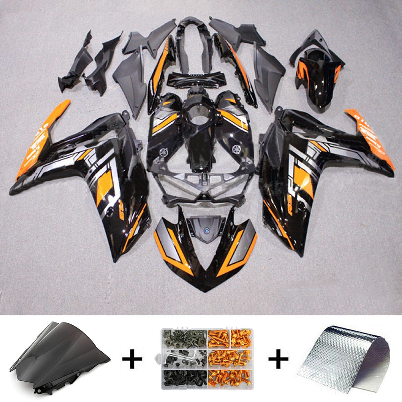 Amotopart Fairing Kit for Yamaha YZF-R3 2014-2018, R25 2015-2017 Karosseri ABS