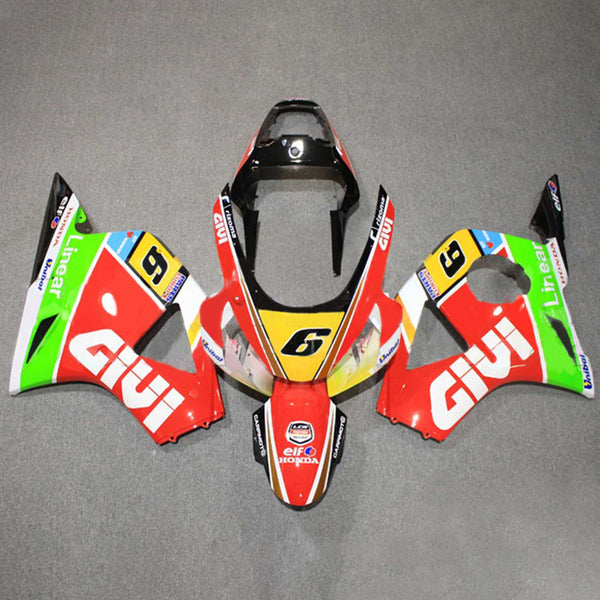 Amotopart Honda CBR954 2002-2003 kåpa Set Body Plast ABS