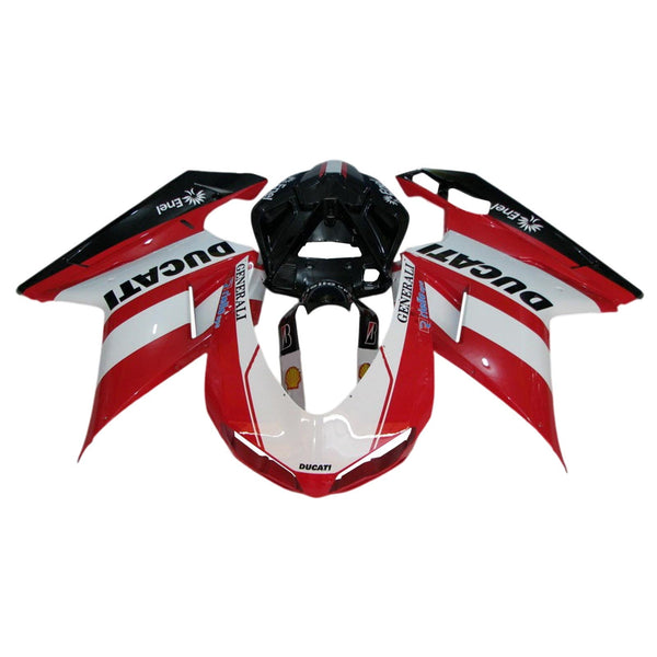 Conjunto de carenagem Amotopart para Ducati 1098 1198 848 2007-2011 Carroceria ABS