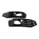 VW T5 T5.1 2010-2015 Lesklá černá Vložka krytu světla mlhového světlometu S-line Mřížka.