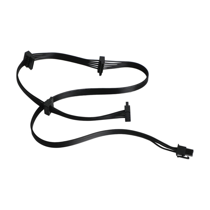 Reemplazo de cable de unidad SATA de 6 pines a 4 adecuado para Corsair RM1000X RM850X RM750X