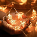 Luzes de corda LED para decoração de jardim ao ar livre Luzes de corda à prova d'água