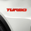 Metall 3D Turbo Logo Auto Emblem Abzeichen Aufkleber Kofferraum Stoßstange Aufkleber Silber generisch