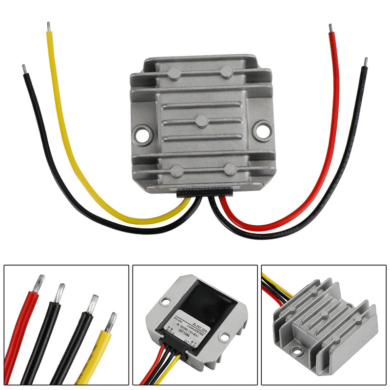 DC-jännitteensäätimen Buck-muunnin DC 12/24V - 7,5V 6A 45W Step Down Redducer