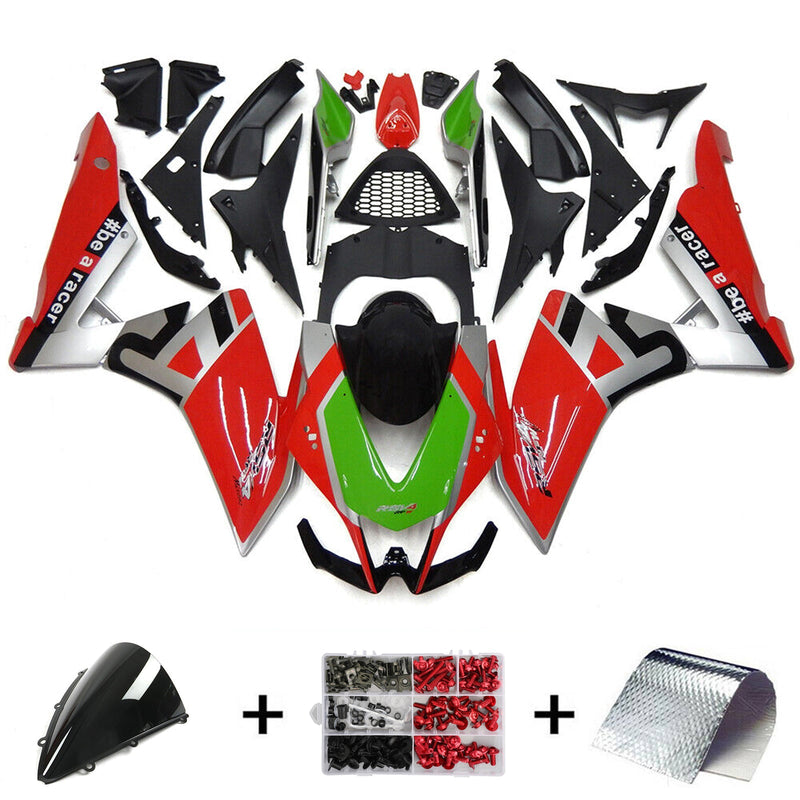 Amotopart Aprilia RSV4 1000 2009-2015 Juego de carenado, carrocería, plástico, ABS