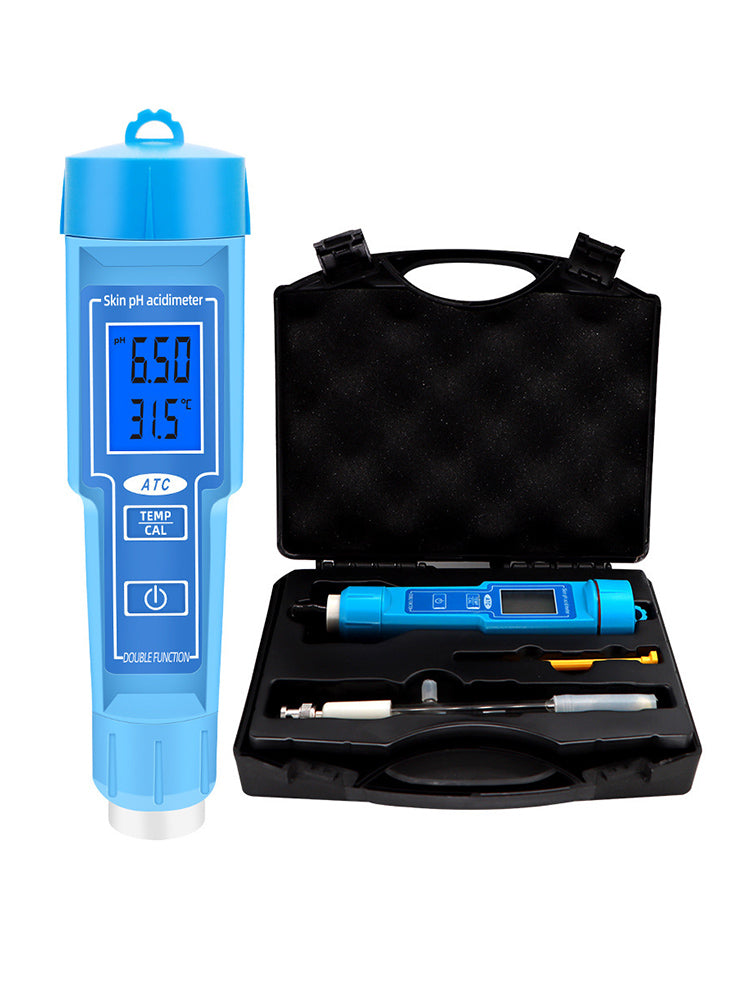 PH Meter Termometer Penn for Food Frukt Kjøtt Jord Laboratory Digital Acid PH Tester