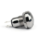 4 stk 8mm Mini 1NO 2Pin metal trykknap kontakt 3A/250V til bil/båd