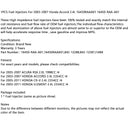 1ks palivový vstřikovač pro 2003-2007 Honda Accord 2.4L 16450RAA01 16450-RAA-A01 Generic