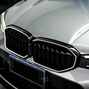 BMW Série 3 G20 G28 2023-2024 Grade frontal em preto brilhante