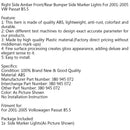 Rechte Bernstein vordere Stoßfänger Seitenmarkerlichter für 2001-2005 VW Passat B5.5