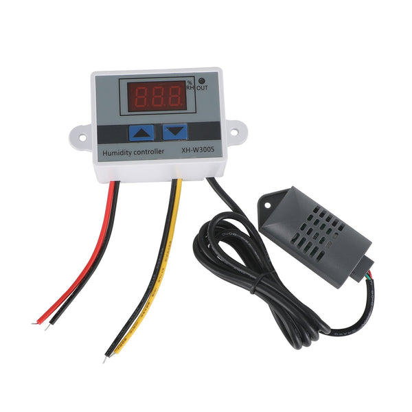 XH-W3005 12V 24V 110-220V Digital fuktighetsregulator Hygrometerbrytare