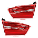 2012-2015 AUDI A6 C7  2x Links Rechts Innen Kofferraum LED Rücklicht Lampe 4GD945093 4GD945094