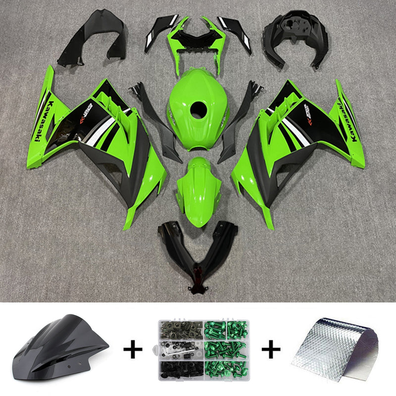 Amotopart Verkleidungsset für Kawasaki EX300/Ninja300 2013–2017, Karosserie, Kunststoff, ABS