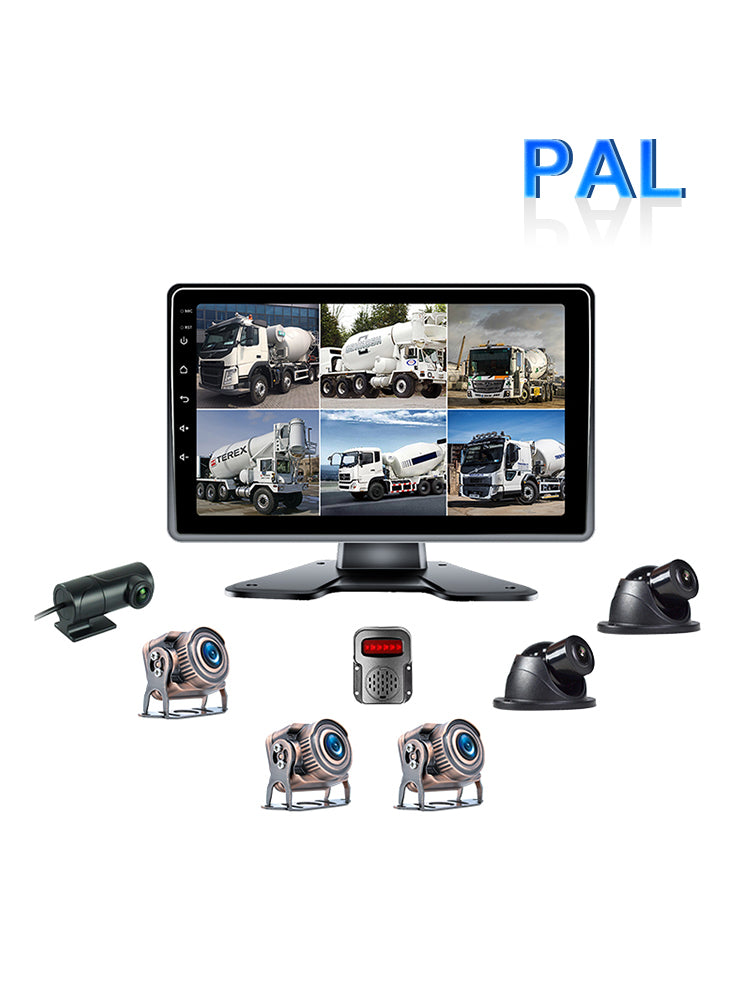 10,1 Zoll 1024*600 IPS Touch-Version mit BSD für Wohnmobile, LKWs, Busse + 4 Rückfahrkameras