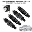 Injetores Mitsubishi L400 L300 Pajero K34T K74T P15V 2.5 TD 4PCS MD196607