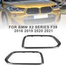 2018-2023 BMW X2-sarjan F39 hiilikuituinen etupuskurin säleikön rungon kannen verhoilu