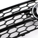 A4 S-LINE S4 2008–2012 Audi Honeycomb Style Nebelscheinwerfer Grill Ersatzgitter Stoßstange