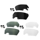 Painéis laterais do pára-brisa para BMW R1200GS R1200 ADV K51 Adventure 2006-2013 Genérico