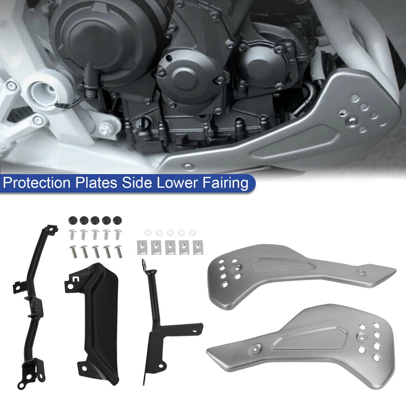 Nedre motorbukskyddsplattor sidopanel för Trident 660 2021 Generic