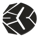 Motorrad Motorrad Gummi Benzin/Kraftstoff Tank Pad Kratzschutz neu in schwarz generisch