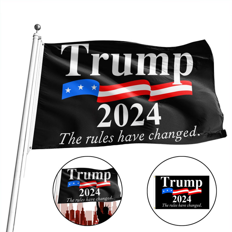 President Donald Trumps flagga 2024 Keep Make America Great MAGA 3x5FT-banner