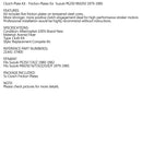 Clutchfriksjonsskivesett for Suzuki PE250 RM250 1979-1985 Generisk