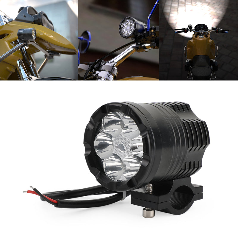 Lámpara delantera eléctrica LED para bicicleta, motocicleta, bicicleta ligera, resistente al agua