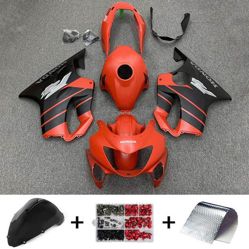 Amotopart Honda CBR600 F4i 2004-2007 Juego de carenado Cuerpo Plástico ABS