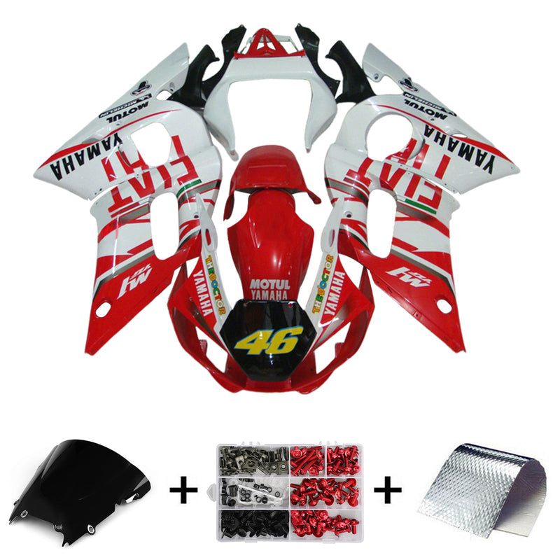 Kit de carenagem Amotopart para Yamaha YZF 600 R6 1998-2002 carroceria de plástico ABS