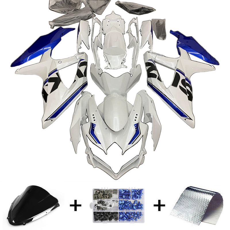 Amotopart Suzuki GSXR 600/750 2008-2010 K8 kåpa Set Body Plast ABS