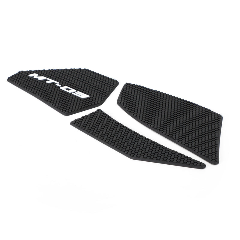 Yamaha MT 03 MT-03 2020-2022 Tank Traction Grip Pads Black 7-delers sett