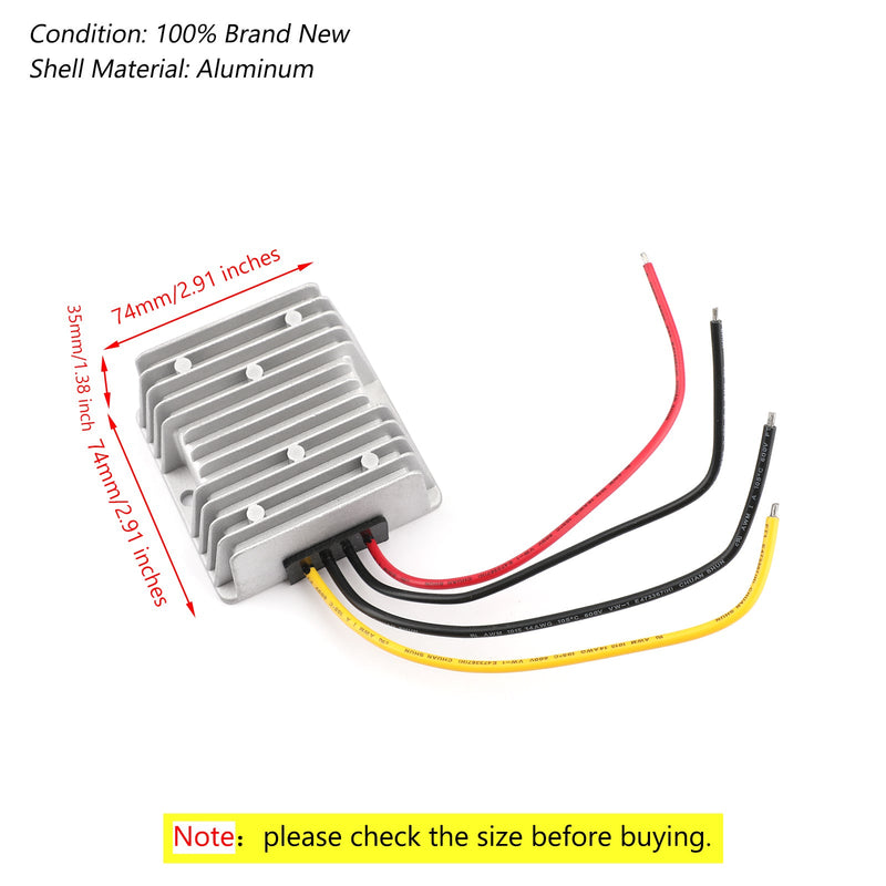 Wodoodporny regulator konwertera DC/DC 48V step do 12V 240W 20A