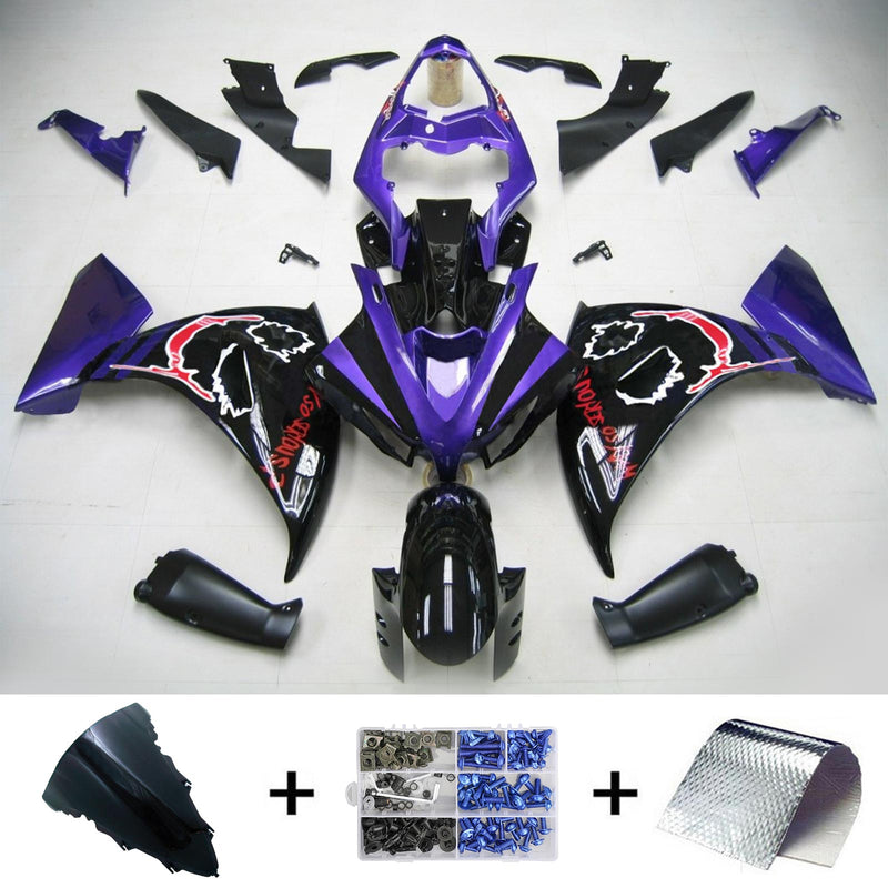 Kåpesett for Yamaha YZF 1000 R1 2012-2014 Generisk