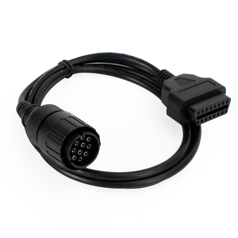 Conector do cabo BMW OBD2 cabo do scanner de diagnóstico da motocicleta 10 pinos a 16 pinos