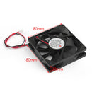 10PCS DC Brushless Cooling PC Ventilador de computador 12V 8020s 80x80x20mm 0,15A Fio de 2 pinos