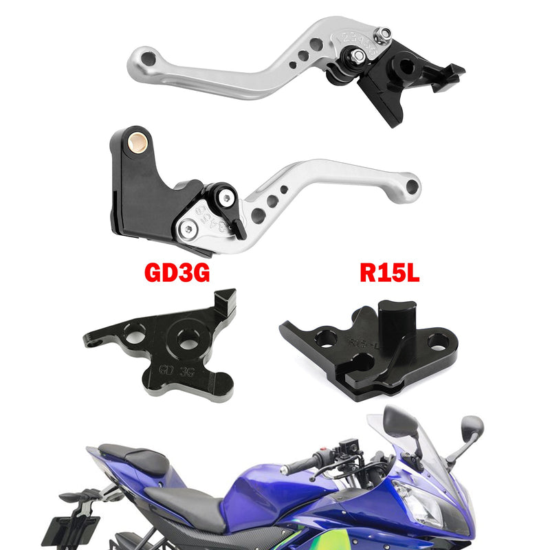 Motorcykelkopplingsbromsspak kort passande för YAMAHA MT125 2014-2019 Generic