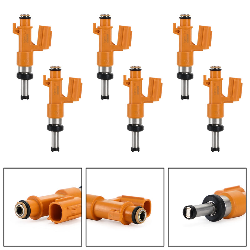 6 inyectores de combustible 23250-0P100 para Toyota Camry Sienna Tacoma Lexus ES350 genérico