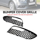 Audi A3 2012-2016 2 Stück Mesh Frontstoßstange Nebelscheinwerfer Abdeckung Grill