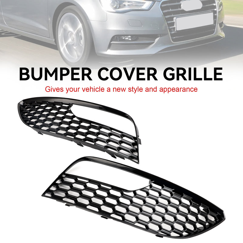 Audi A3 2012-2016 Mesh 2ST Främre stötfångare Dimljus Surround Cover Grille.