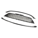 MINI R57 Cooper S & JCW 2-Türer Cabrio 2009–2013 3 Stück Glänzend Schwarzer Frontgrill