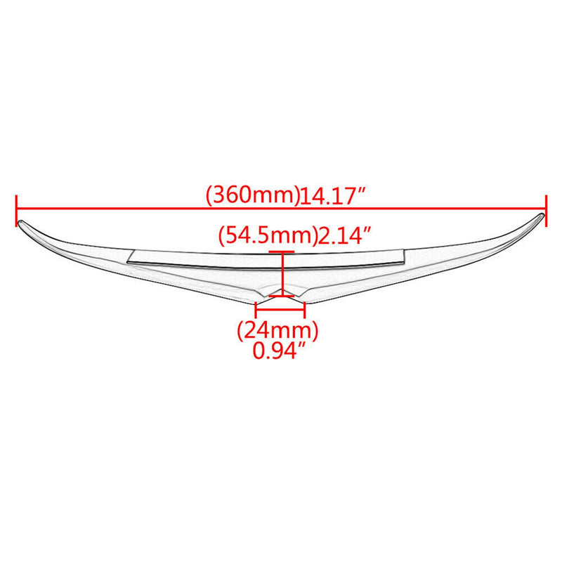 Farol farol sobrancelha pálpebra guarnição para street glide fltrx fltru 2015-2021