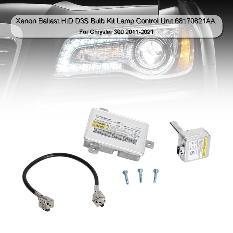 Xenon liitäntälaite HID D3S lampun ohjausyksikkö 68170821AA Chrysler 300 11-21 Generic