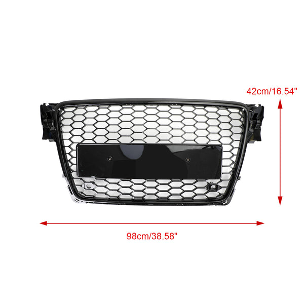 RS4 Style Honeycomb Sport Mesh Hex Grill Grill Passend für Audi A4/S4 B8 2009–2012