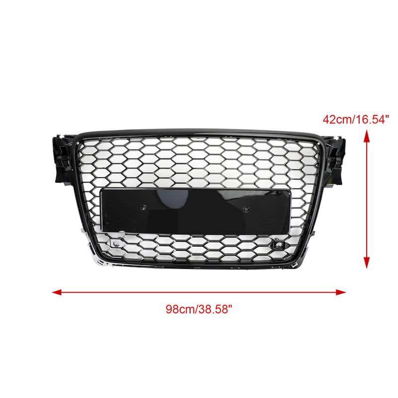 RS4 Style Honeycomb Sport Mesh Hex Grill Grill Passend für Audi A4/S4 B8 2009–2012