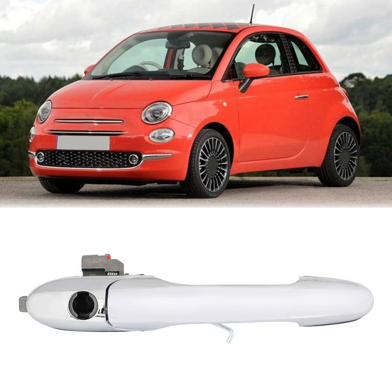 Chrom-Außentürgriff rechts auf der Fahrerseite 735592012 Passend für Fiat 500 Offside Generic