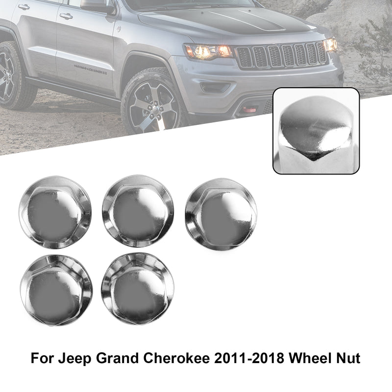 Paquete de 5 tuercas de rueda para Ram 1500 para Jeep Grand Cherokee Wrangler 2012-2018 14 x 1,5