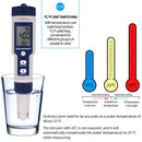 5in1 PH/TDS/EC/Salzgehalt/Temperatur Digital Water Quality Tester Meter Test Tool